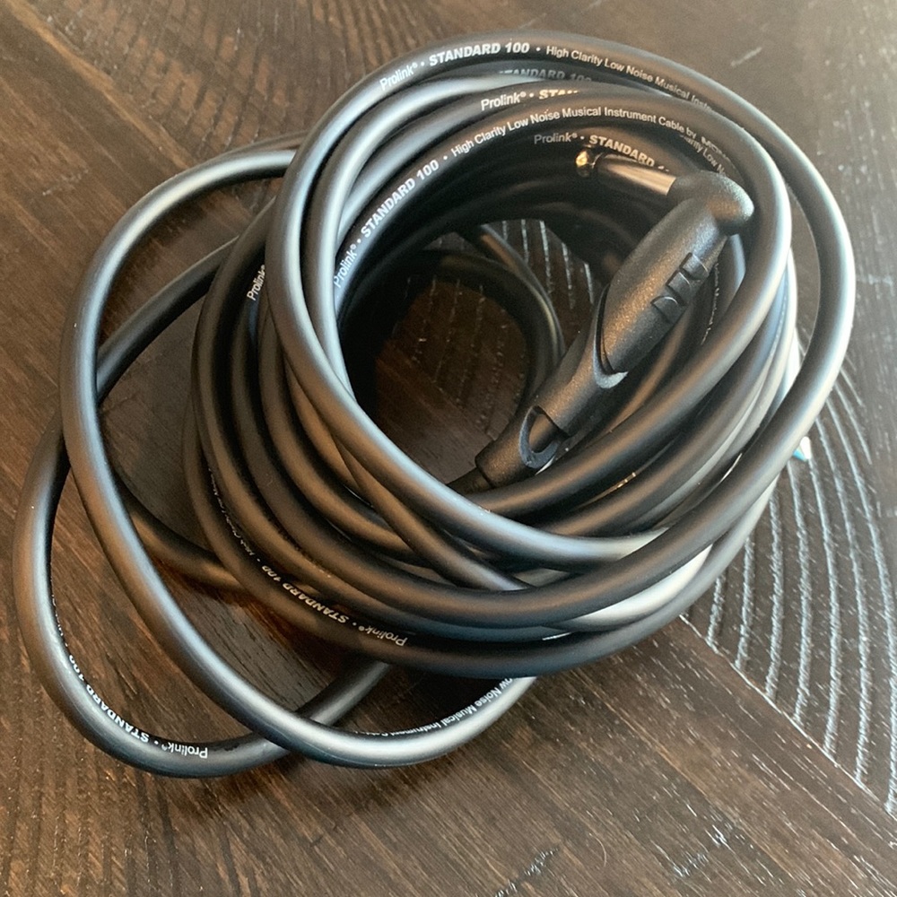 Pro Link Standard 100 20ft Guitar Cable